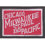 3in. RR Patch Chicago Milwaukee