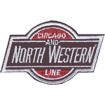 3in. RR Patch Chicago Northwestern Line