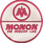 3in. RR Patch Monon Hoosier Line