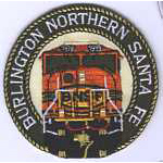 3in. RR Patch Burlington Northern