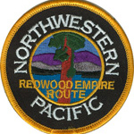 3in. RR Patch Northwestern Pacific