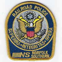 3in. RR Patch Norfolk Southern