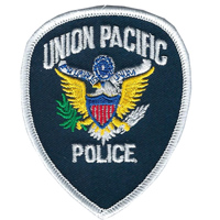 3in. RR Patch Union Pacific Police