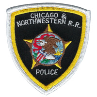 3in. RR Patch Chicago Northwestern Police
