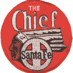 3in. RR Patch Chief Santa Fe