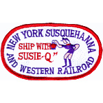 3in. RR Patch NY Susquehanna Western RR