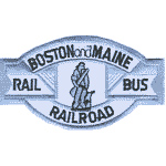 3in. RR Patch Boston & Main