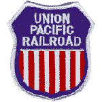 3in. RR Patch Union Pacific Railroad