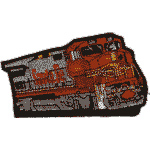 4in. RR Patch Santa Fe Engine