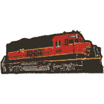 4in. RR Patch BNSF Loco