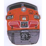 4in. RR Patch Western Pacific Engine