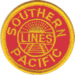 4in. RR Patch Southern Pacific