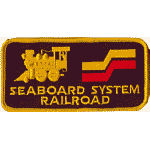 5in. RR Patch Seaboard System Railroad