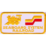 5in. RR Patch Seaboard System Railroad