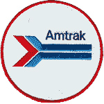 6in. RR Patch Amtrak