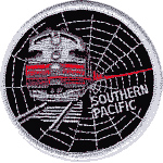 8in. RR Patch Southern Pacific - Black Widow