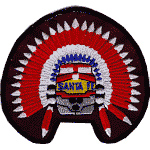 8in. RR Patch Santa Fe War bonnet
