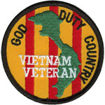 3in. Mil Patch God-Duty-Country - 3 inch