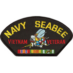 4in. Mil Patch Navy Seabee 4-inch 