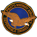 4in. Misc Patch Pratt & Whitney 4 inch 